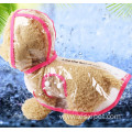 Dog raincoat poodle transparent pet waterproof clothes